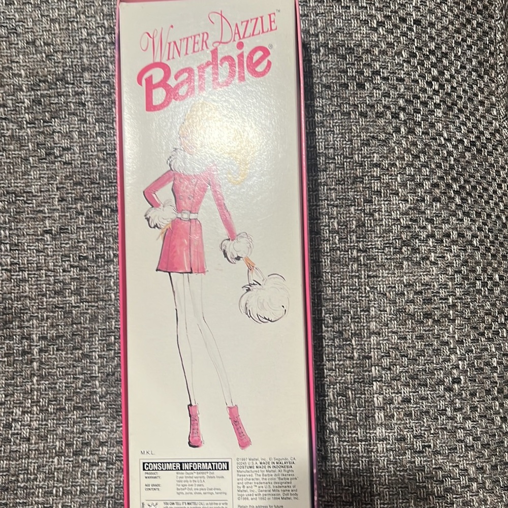 General Mills x Mattel 1997 Winter Dazzle Barbie Doll - Picture 6 of 6